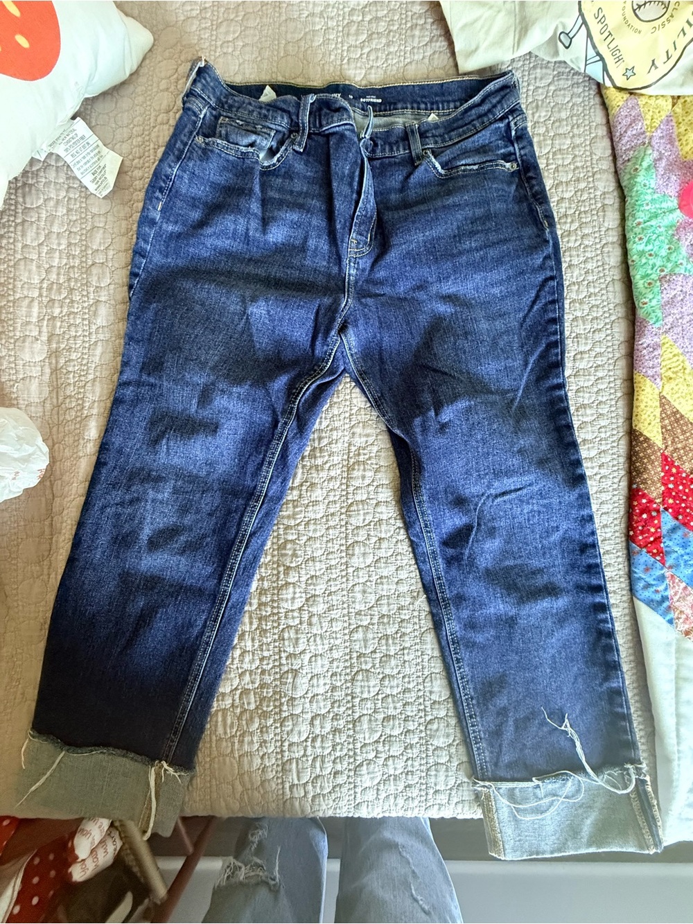 Dark Blue Women’s  Straight-Leg Jeans
